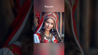 Красивые девушки разных стран #красота #нейросеть #девушка #девушки #эстетика #нейрографика #релакс