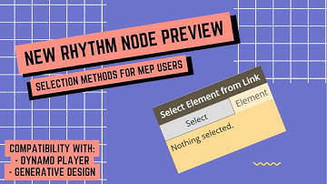 Rhythm for Dynamo Node Preview - Select Linked Element UI Node