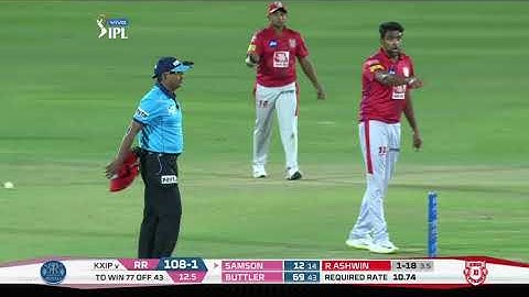 BUTTLER OUT IN ASWIN