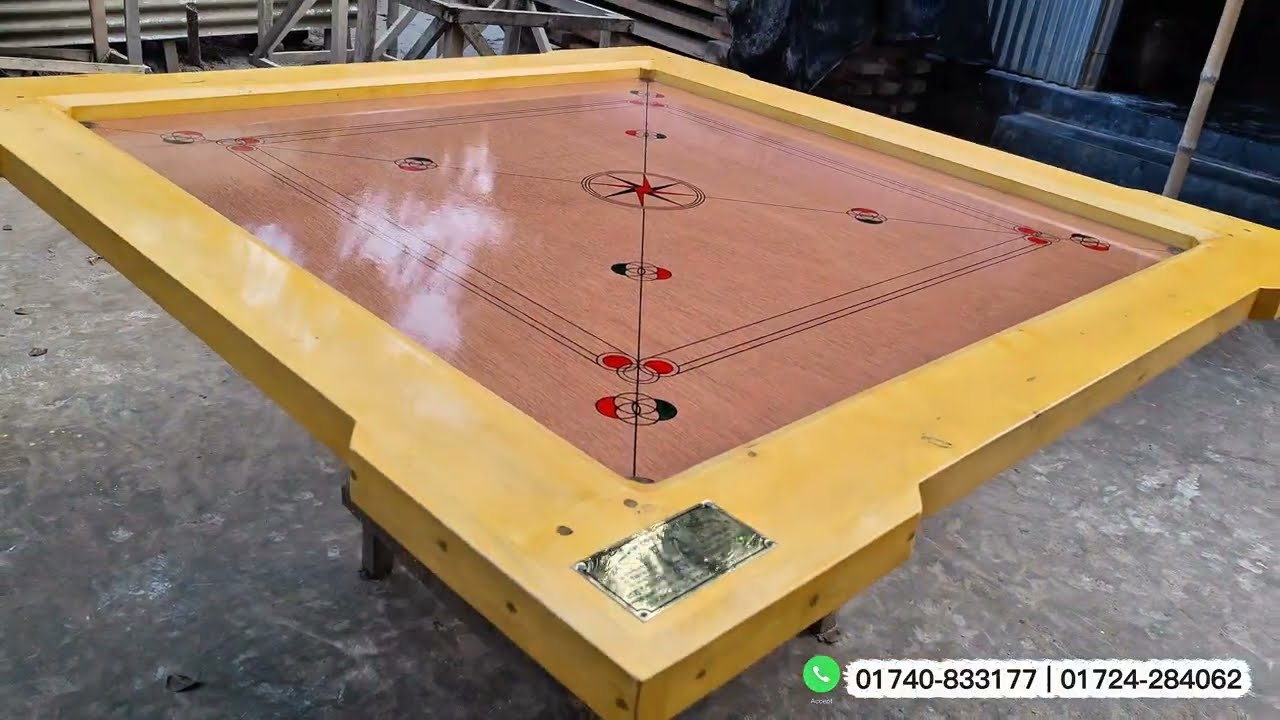 ২৬ বছরের সেরা অভিজ্ঞতা! বেলকাঠের প্রফেশনাল ওয়াটারপ্রুফ ক্যারাম বোর্ড ডেলিভারি | 