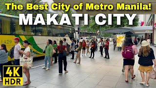 City Walk in the Best City of Metro Manila - Makati City! Evening Tour - Streets & Malls 🇵🇭
