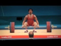 56kg lifter om yun chol breaks olympic recordno sound