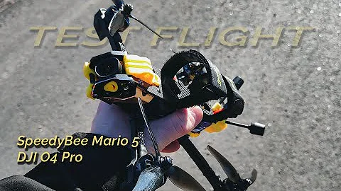 DJI O4 Pro & SpeedyBee Mario 5 Pro - how does it fly?