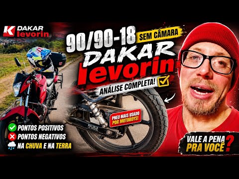 Levorin Dakar 90/90-18: Review Completo | Vale a Pena Comprar?