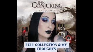 Lethal Cosmetics X The Conjuring - full collection try on & thoughts!
