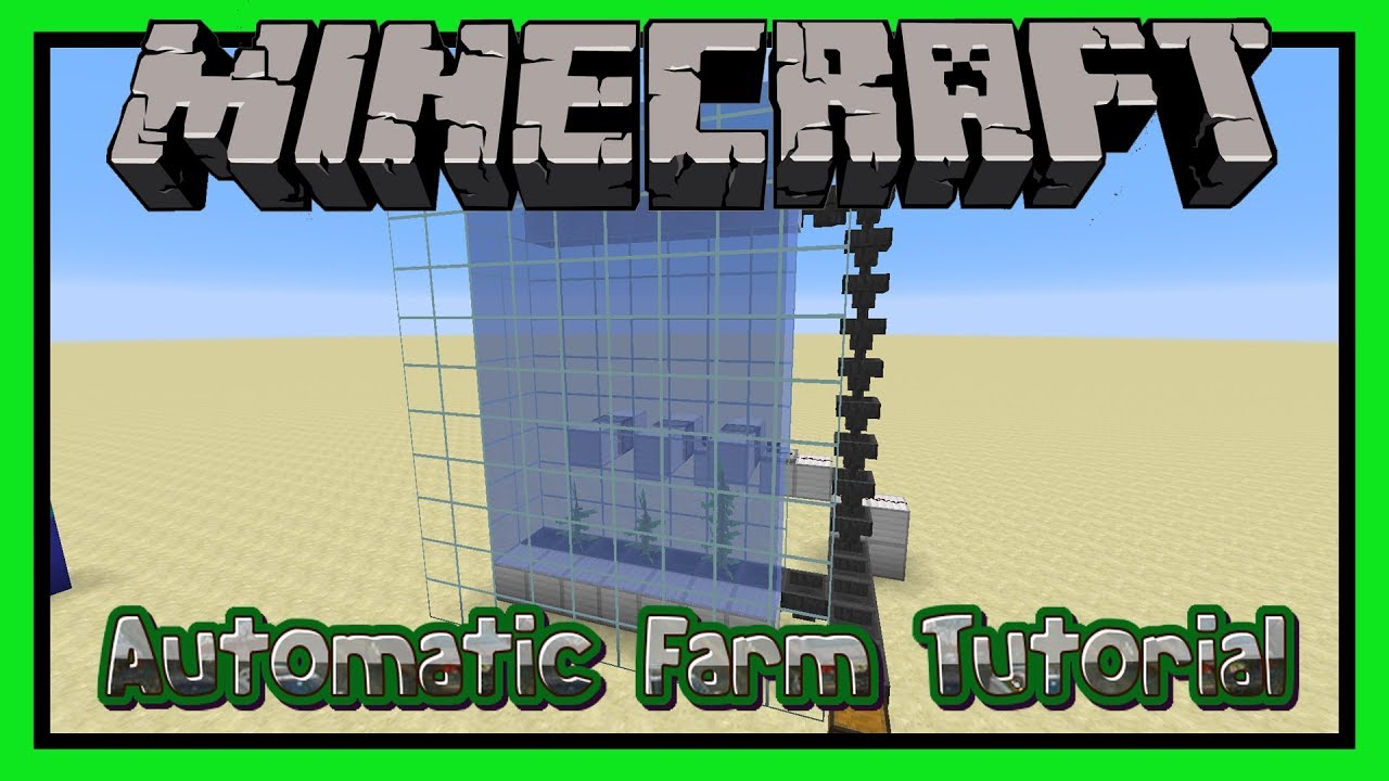 Minecraft 1.13 Tutorial - Automatic Kelp Farm, using NEW WATER