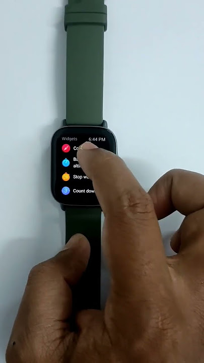 Compass setting in Amazfit GTS 2e smartwatch