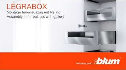 LEGRABOX assembly video for inner pull-out with cross gallery