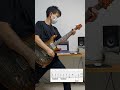 【TAB】KISS - Detroit Rock City - Guitar Riff #shorts