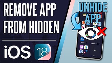 How to Remove App From Hidden Apps Folder on iPhone (iOS 18)