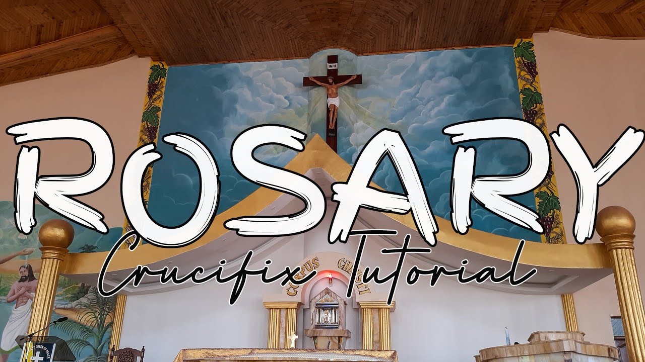 Simple step by step tutorial on how to make a crucifix cross for a ...