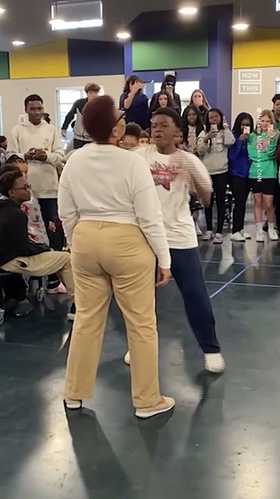 Teacher Has Impressive Dance Battle With 8th Grader 💃🕺