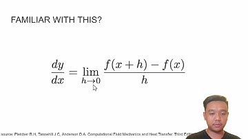 CFD series Part 1 Basic of Finite Difference Method