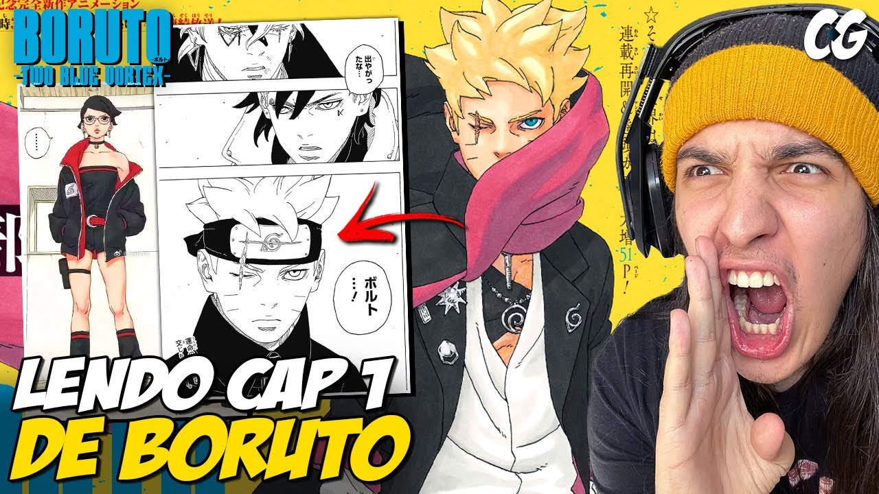 🔴 TIME SKIP CHEGOU! BORUTO TWO BLUE VORTEX CAP. 1 ANÁLISE - LIVE DOS  BORUTUBERS 