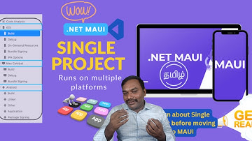 📱MAUI APP Project:Understanding Folder Structure in Visual Studio 2022 Mac and Windows | MAUI Tamil