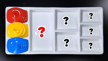 How to Create 9 Magical Colors from 3 Primary Colors | Satisfying Color Mixing