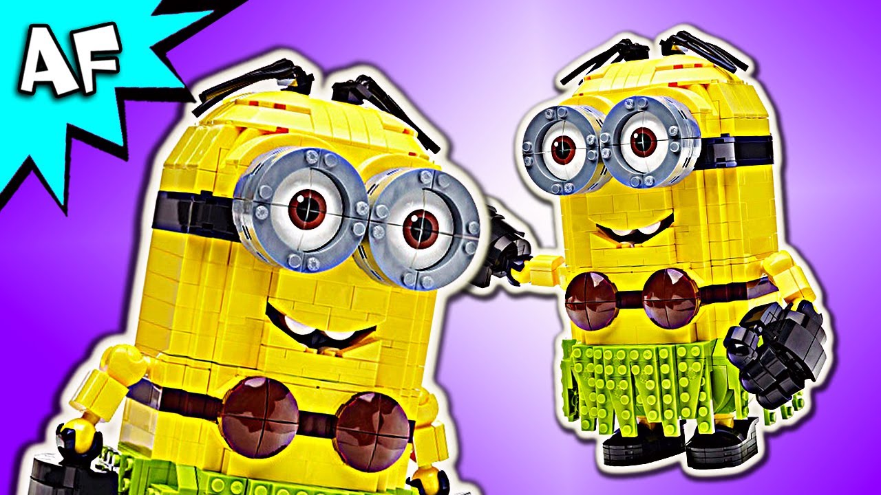 Mega Construx Despicable Me 3 LUAU DAVE Build-A-Minion Speed Build
