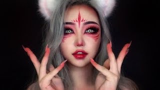 ENG)할로윈 간 빼먹는 붉은여우 메이크업🦊❤️ㅣ할로윈위크#04ㅣHalloween Fox Makeup