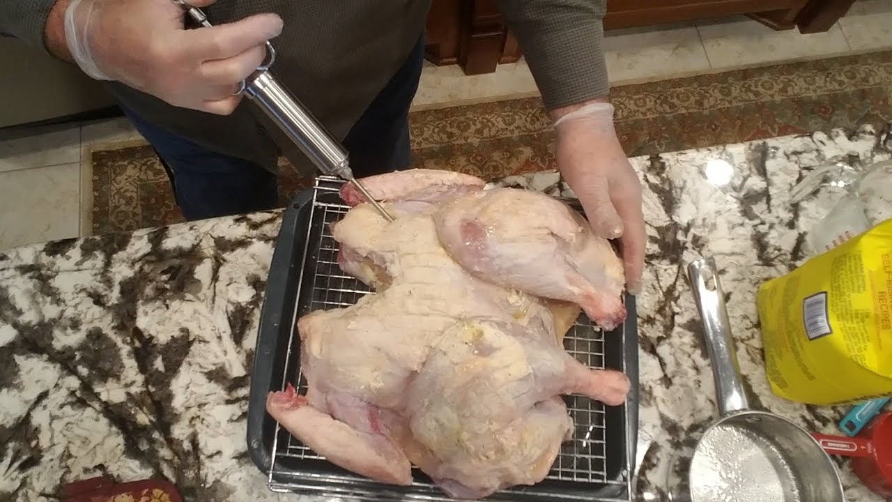 How To Recipes Garlic Butter Turkey Injection Turkey Baste Youtube