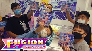 We did THE BIGGEST Pokemon Fusion Arts Booster Box Battle at Toys Terminal!