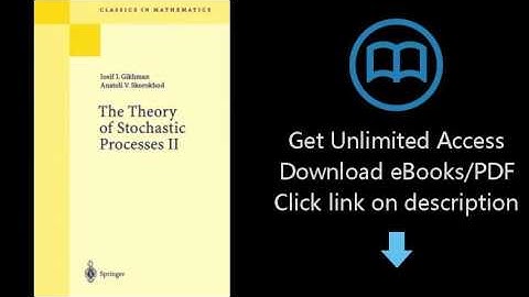 Download The Theory of Stochastic Processes II (Classics in Mathematics) PDF