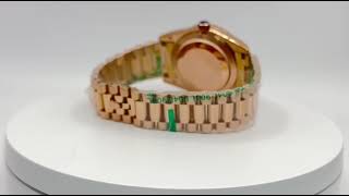 Rolex Oyster Perpetual Datejust 41 - Green Dial, Diamond Bezel