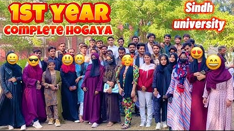 1st year complete hogaya uni ka | Sindh University | Wadia Qureshi