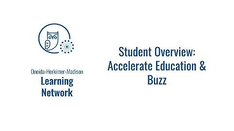 Student Overview: Accelerate Education and Buzz