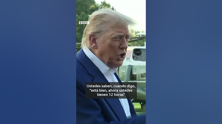 El presidente Trump arremete contra Israel e Irán por violar el alto el fuego| BBC Mundo