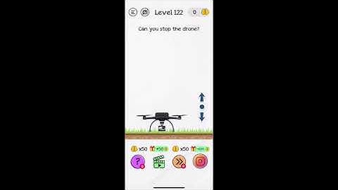 Braindom Level 122 Can you stop the drone Answers and Walkthrough
