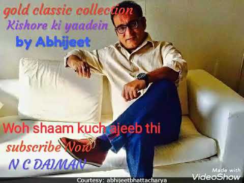 Abhijeet tribute to Kishore Kumar song woh shaam kuch ajeeb thi 