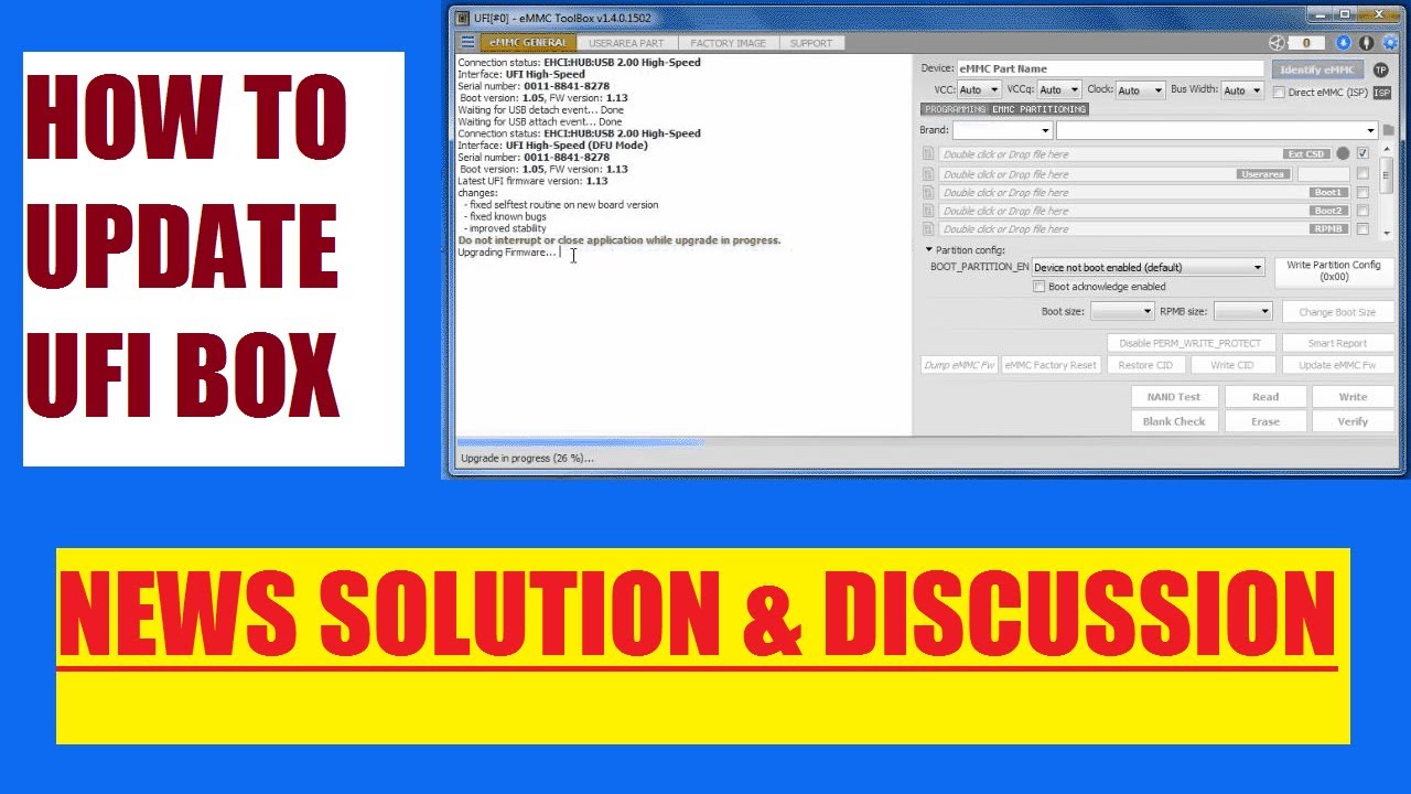 HOW TO  UPDATE UFI BOX  NEWS SOLUTION & DISCUSSION