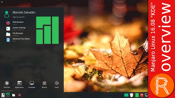 Manjaro Linux 16.08 "KDE" overview | Professional and user friendly Linux at its best.