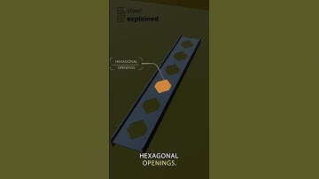 Castellated Steel Beams #steelstructure #steeldesign #structuralengineering #steelfabrication