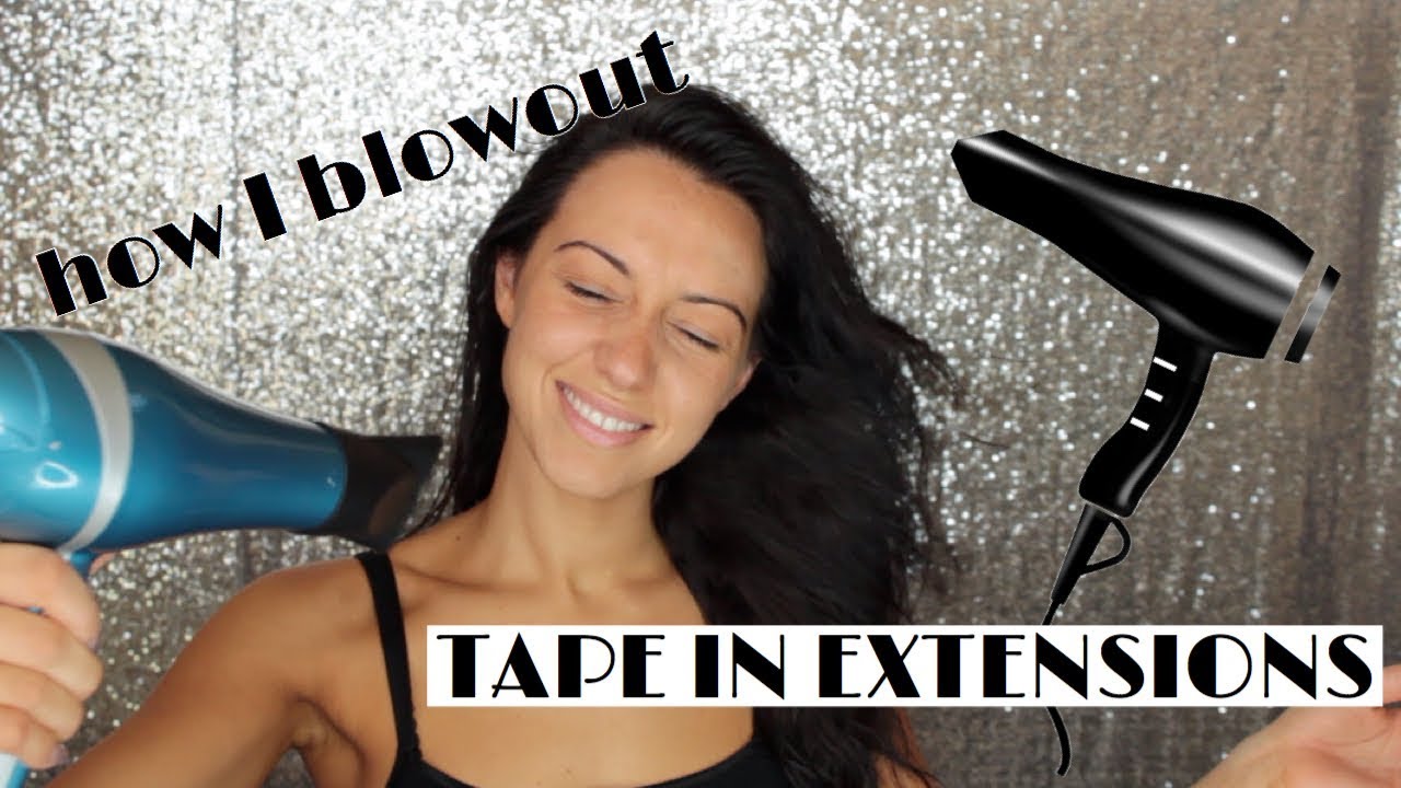 How To Dry Tape In Extensions