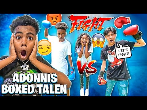 ADONNIS BOXED TALEN 🥊 & MYKEL MADE A SONG FOR MACEI!❤️