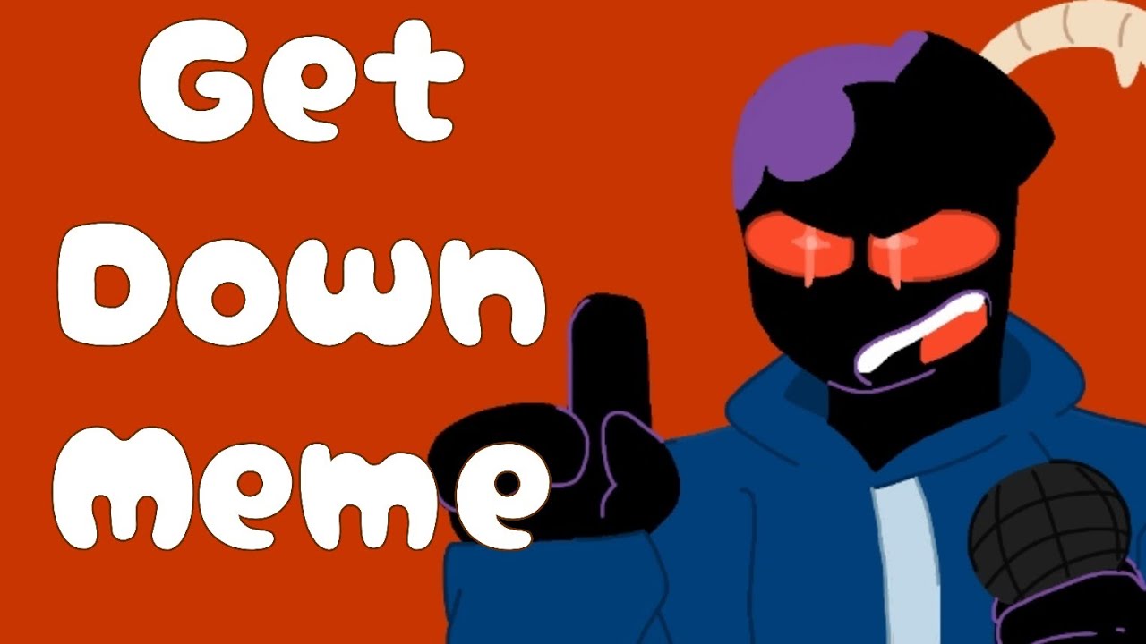 Get down meme // ft Whitty-fnf // Lazy af // Flipaclip - YouTube