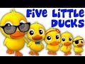 Lima bebek kecil | Lagu Anak | Puisi untuk anak-anak | Five Little Ducks | Farmees Indonesia