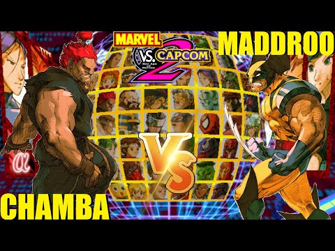 MvC2 Mvci Umvc3 CHAMBA vs MADDROO (Fightcade) pt 8