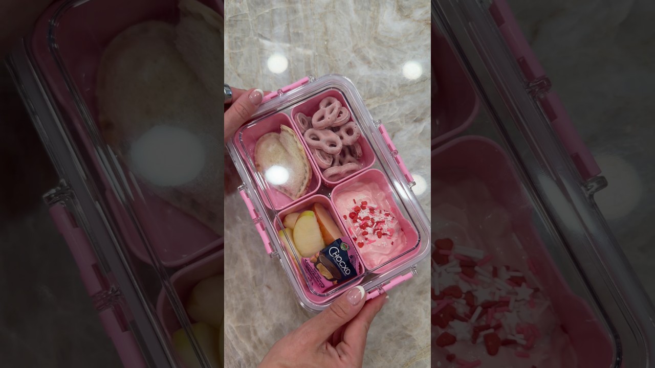 Packing my daughter a pink lunch 🎀 #asmrvlog #lunchboxideas #mealprep #schoollunchideas #restock