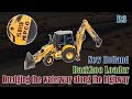 Newholland backhoe loader - Dredging the waterway along the highway - Part3