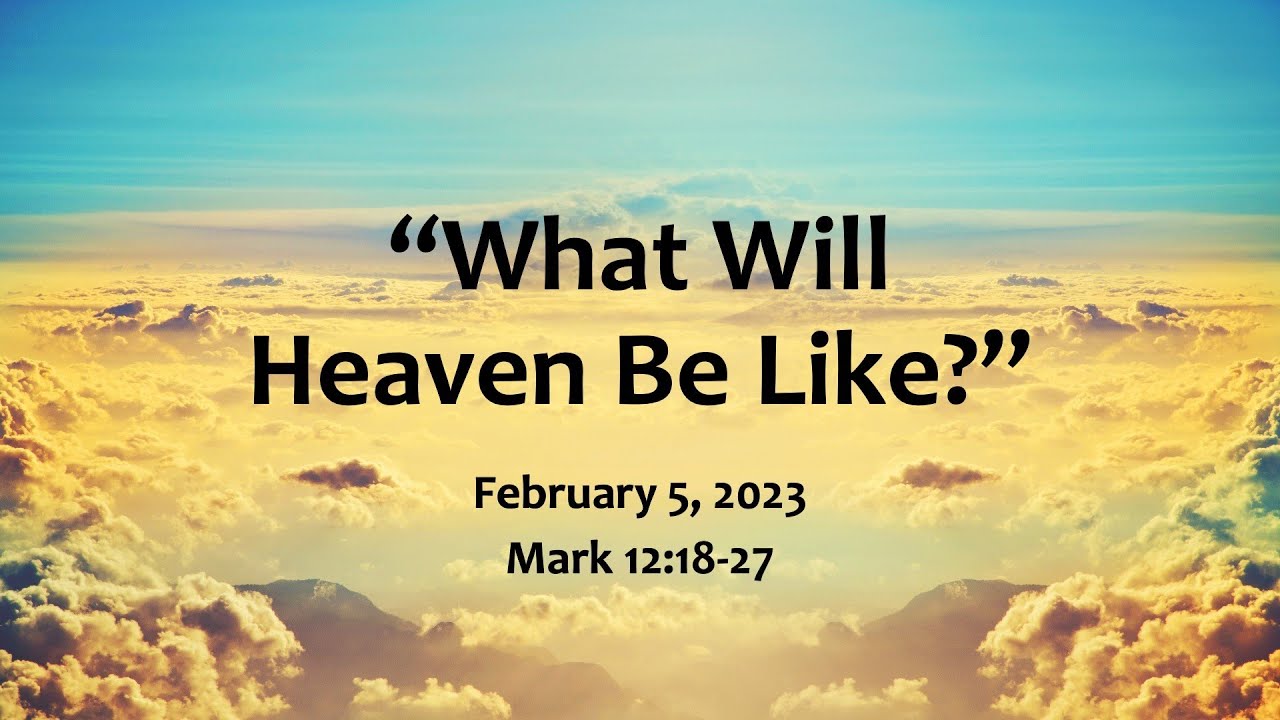 What Will Heaven Be Like?