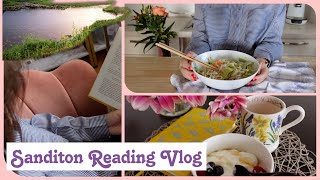 Reading Jane Austen's Sanditon and making rice noodle salad