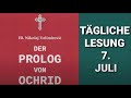 Der Prolog von Ohrid vom 7. (20.) Juli