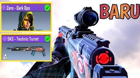 BARU SKS-TECHNIC TURRET & ZERO-DARK OPS SENJATA DAN KARAKTER EPIC DARI MISI CYBER ATTACK CODMOBILE