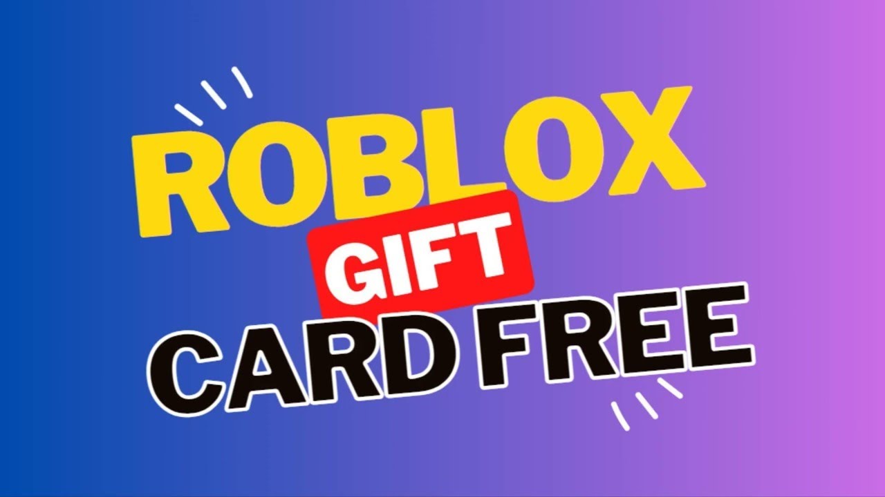 NEW] Roblox gift card codes - Earn Free Robux Gift Cards In 2023 