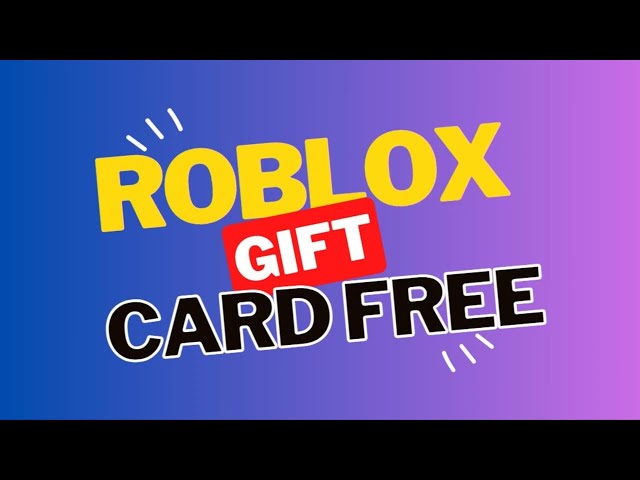 Free $50 Roblox Gift Card - Get Free Roblox Gift CARD Codes 2021