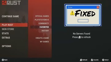 Rust|No Server Found FIX!!!