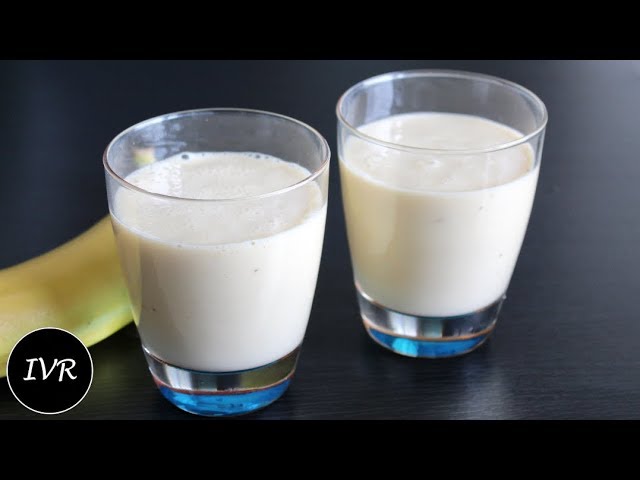 Banana Smoothie Recipe | Banana & Honey Milkshake | How To Make Banana Smoothie | Smoothie Recipe | Indian Vegetarian Recipes