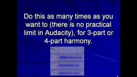 Sing Harmony With Yourself - Learn How to Record Your Voice on Your PC and Sing Along With It!
